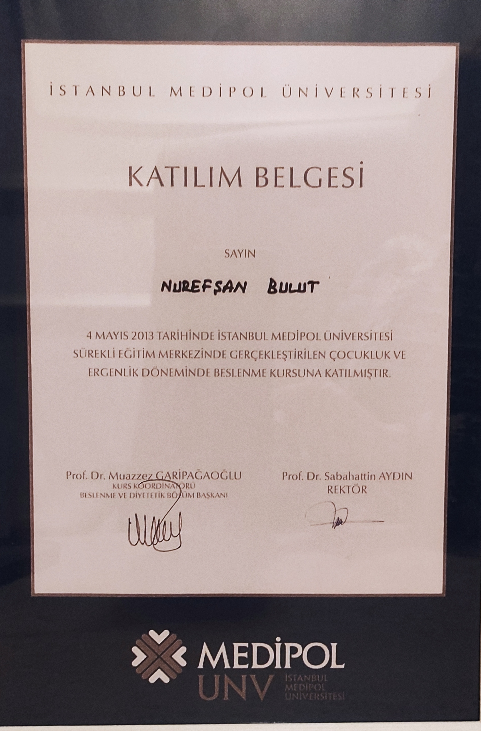 Sertifika Resmi